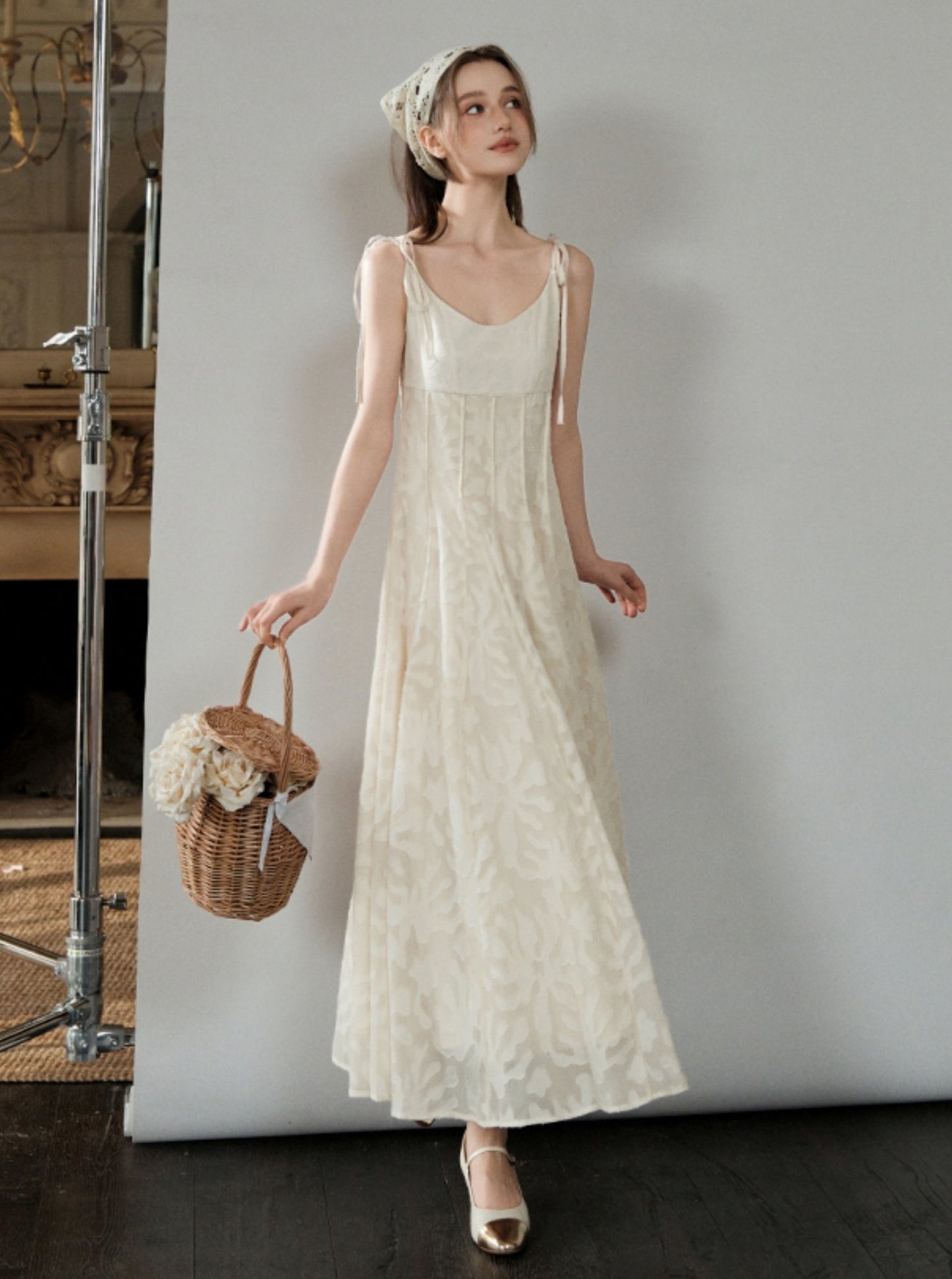 Elegant White Slip Dress