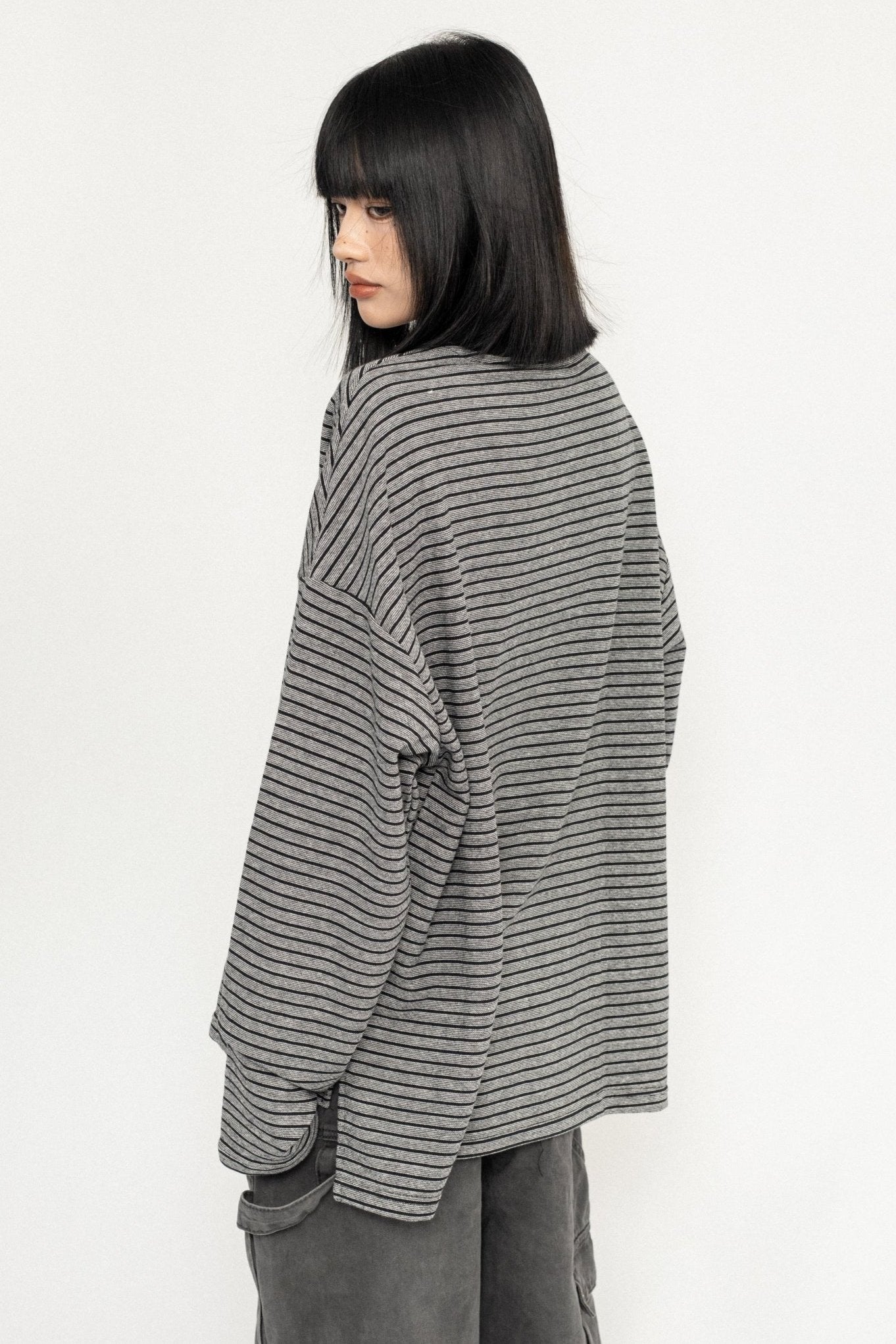 Simple Striped Long Sleeve T-Shirt