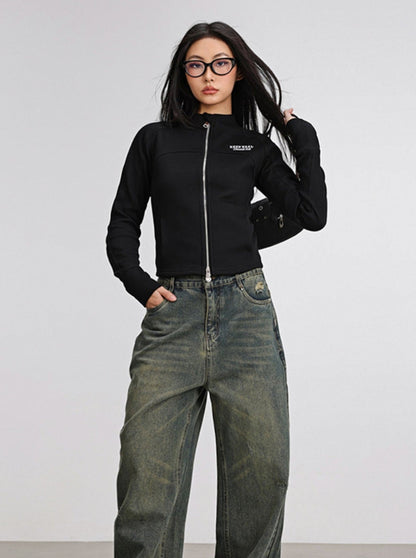 Long-Sleeved Hip-Hop Top Trousers Set-Up