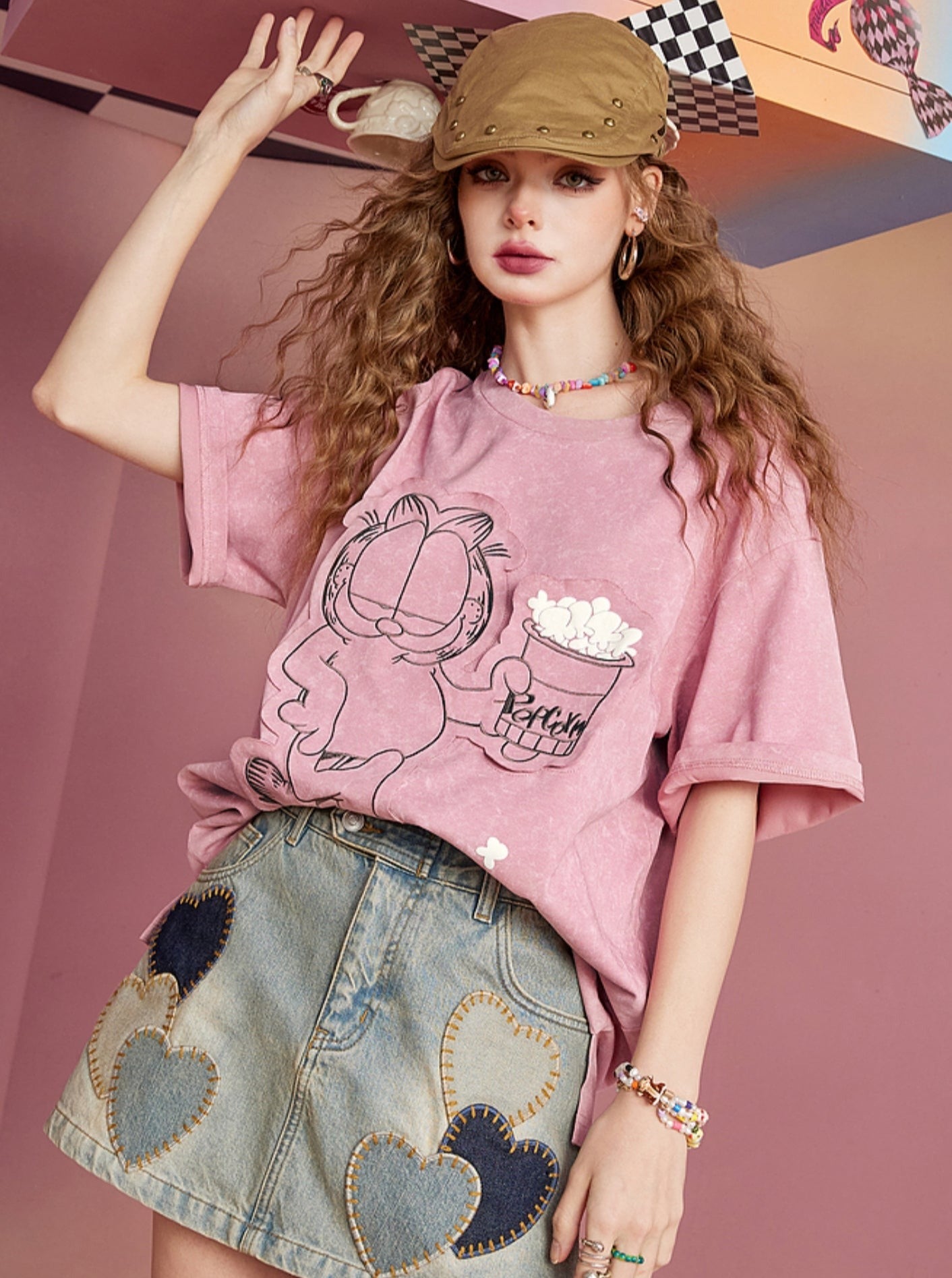 Retro Loose Print T-Shirt