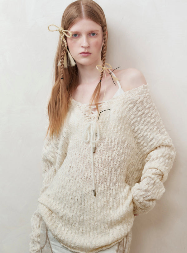 Slouchy Loose Jade Reflection Top