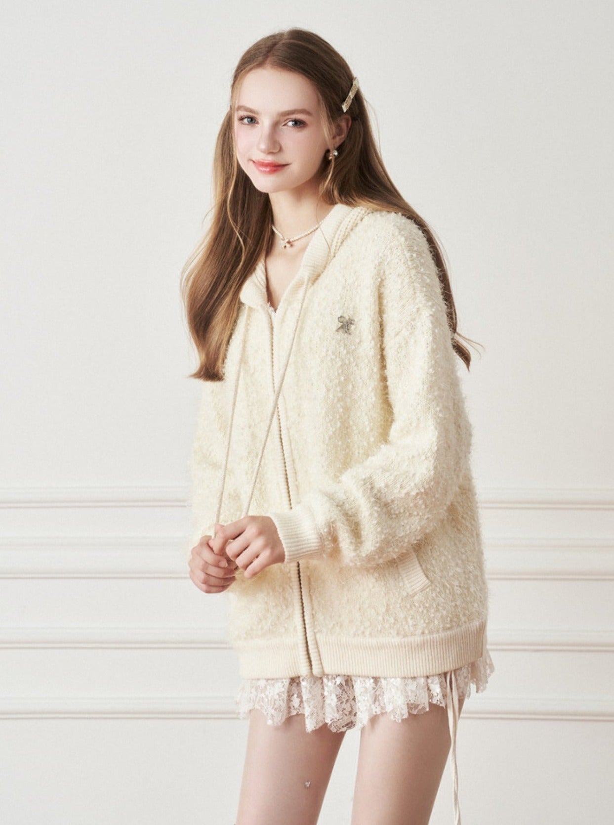 Strickjacke mit Strickjacke