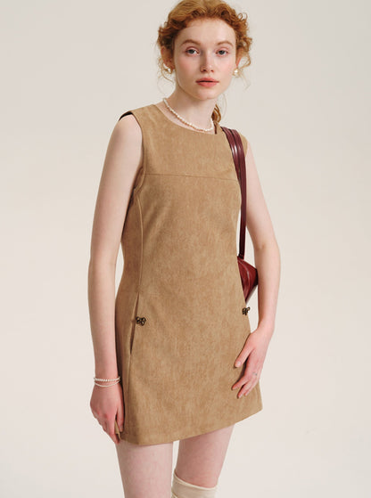 French Suede Dress