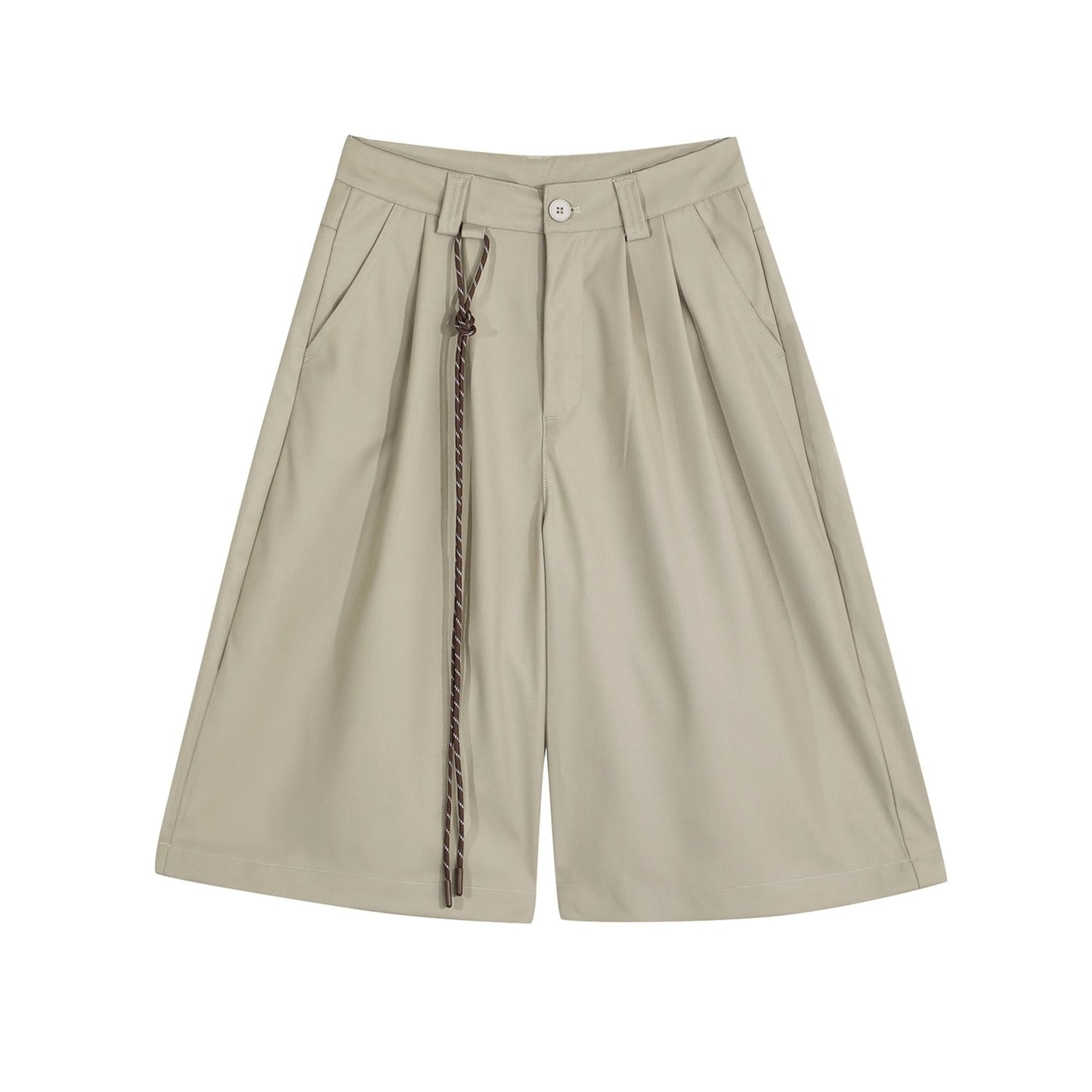 Casual Black Loose Shorts