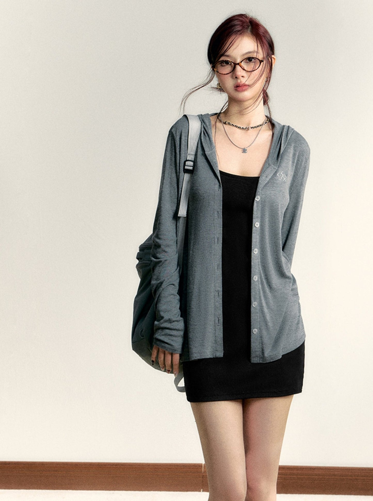 Hooded Sheer Sunscreen Cardigan Coat