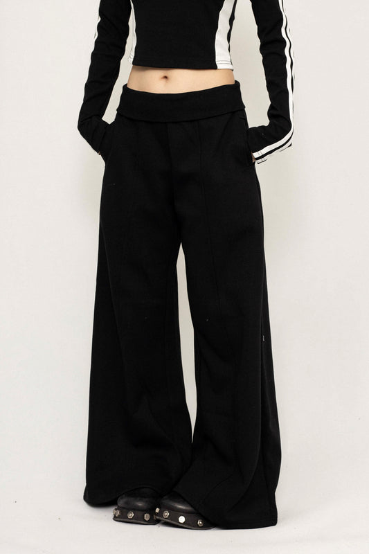 Loose Wide-Leg Drapy Casual Pants