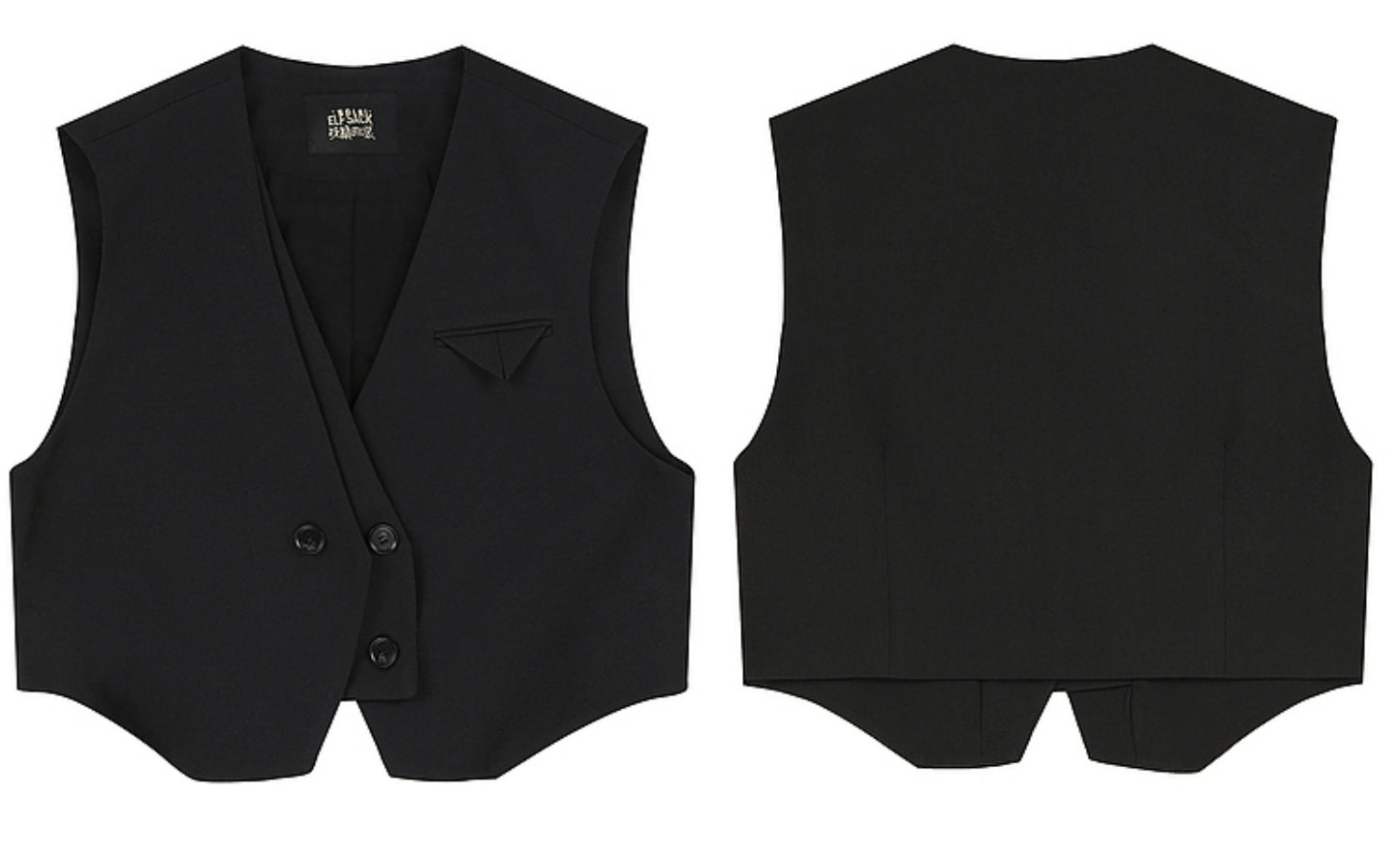 Preppy Layering Suit Vest