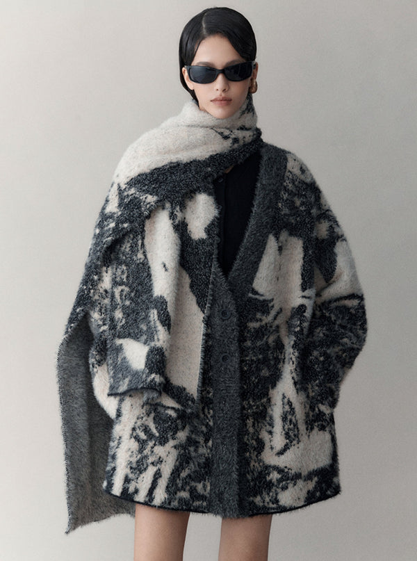 Vintage Loose Sweater Jacket