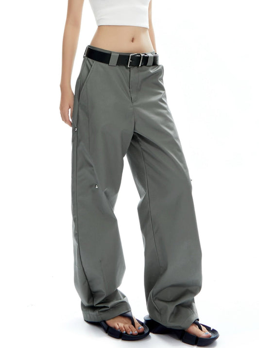 American Retro Low-Rise Cargo Pants