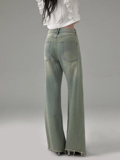 Wide Retro Bootcut Pants