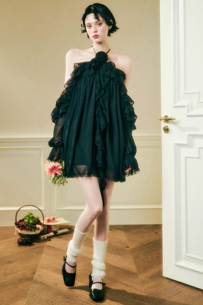 Off-Shoulder Galaxy Party Dress