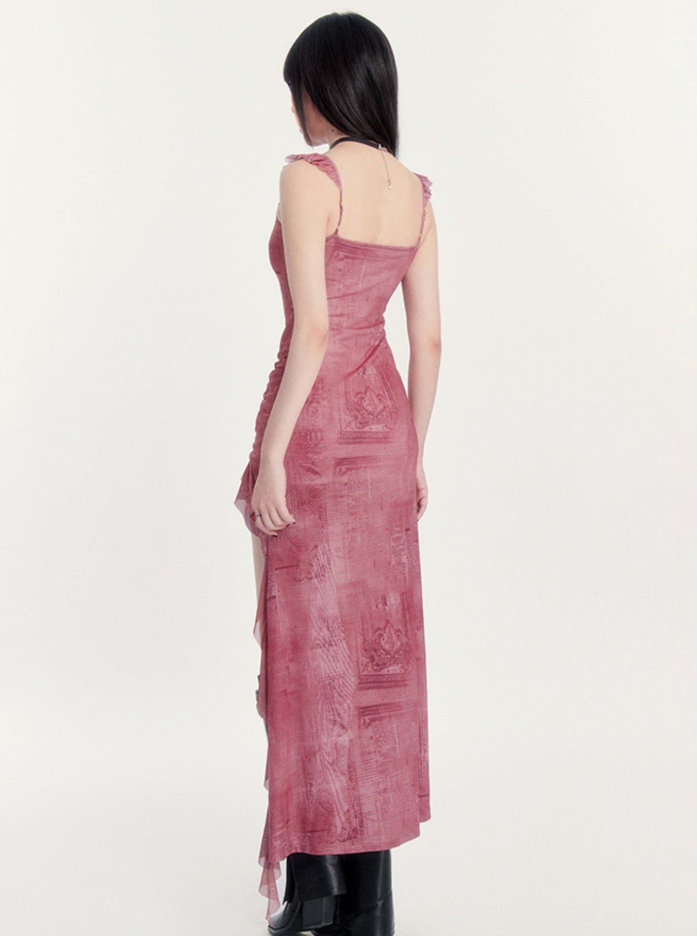 Pink Hottie Style Long Dress