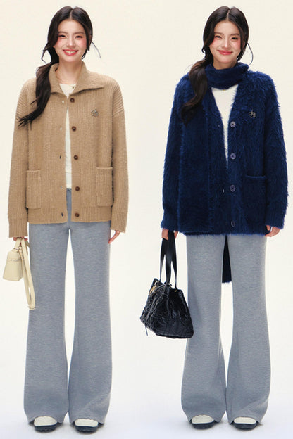 Drawstring Flare Sport Pants