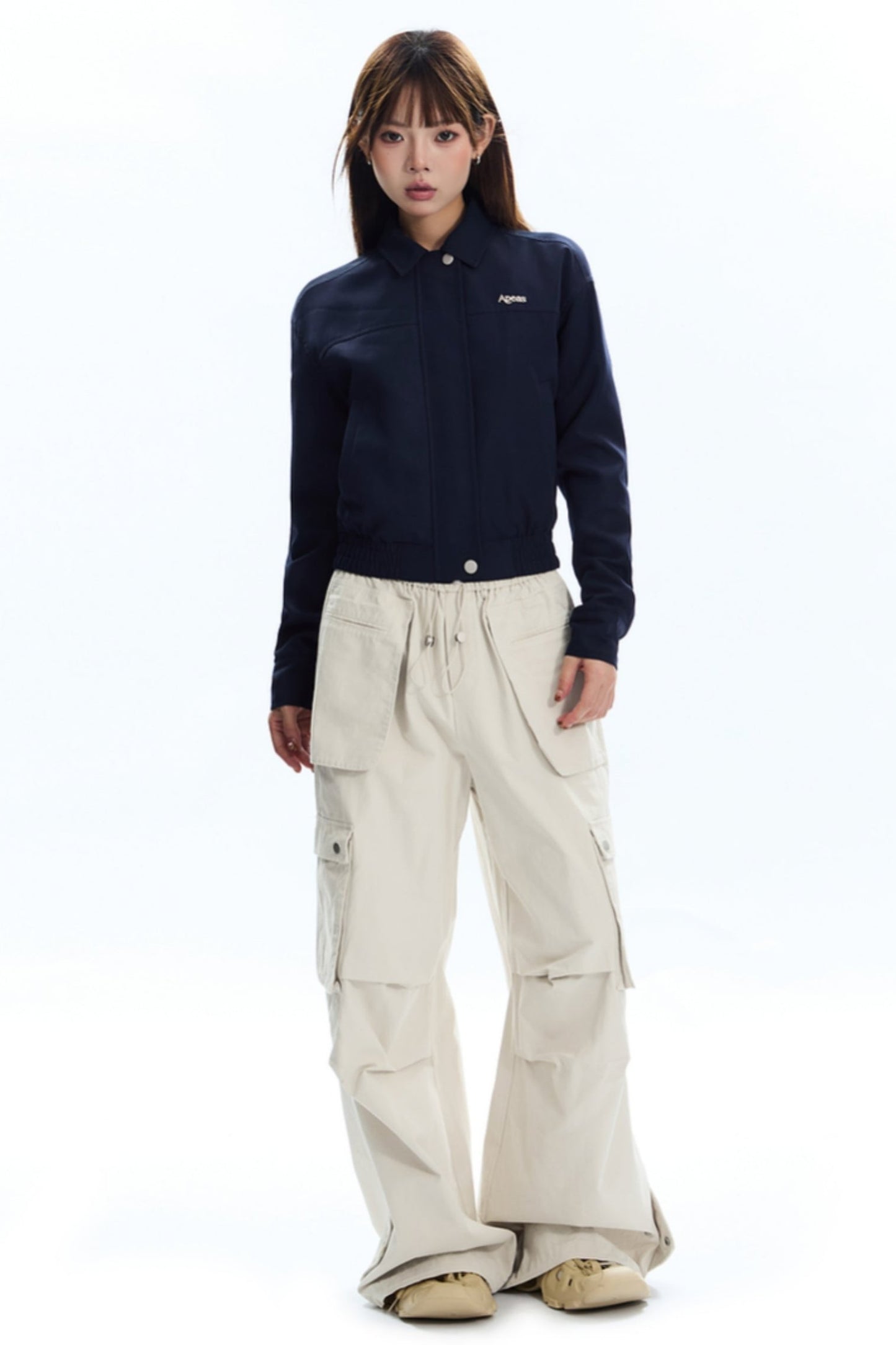 Drawstring Pocket Cargo Pants