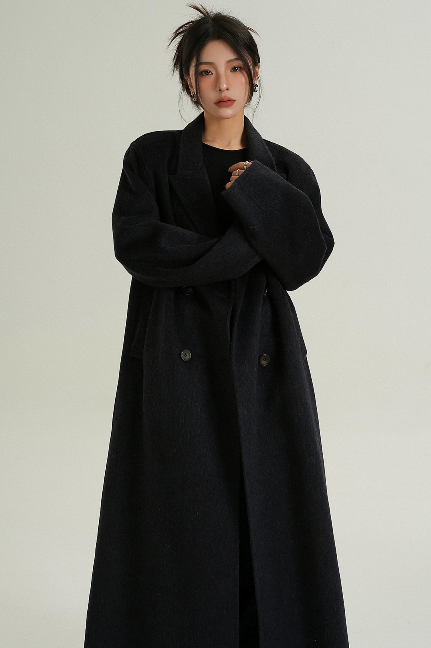 Double-Sided Wool Suit Coat