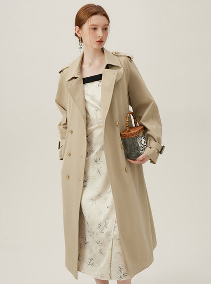 Korean Trench Mid-length British Coat