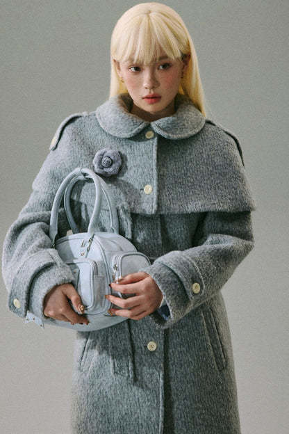 Durable Wool Cape Design Jacket