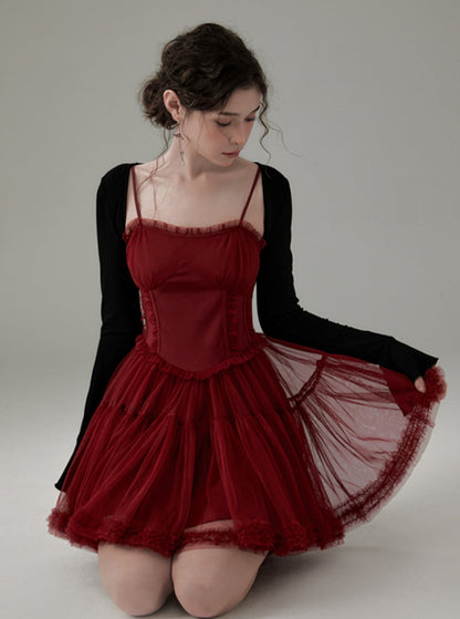 Wind Red A-Line Princess Dress