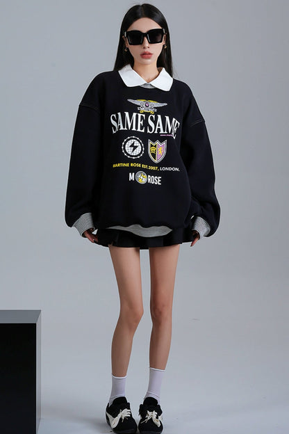 American Velvet Loose BF Sweatshirt