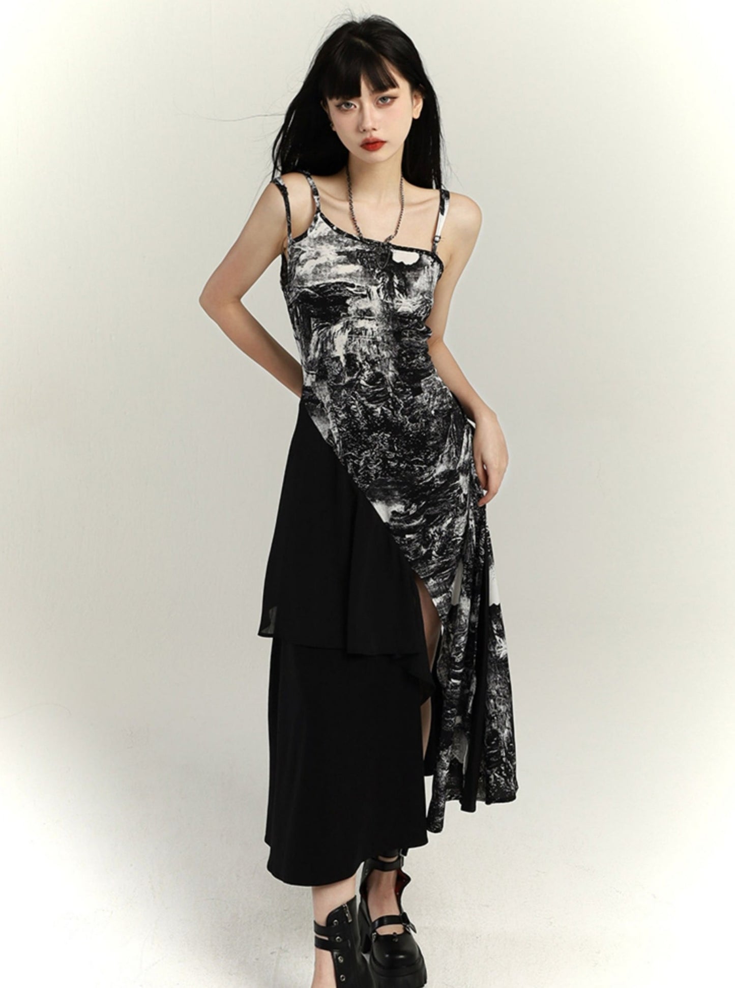 Chinese Suspender Dress