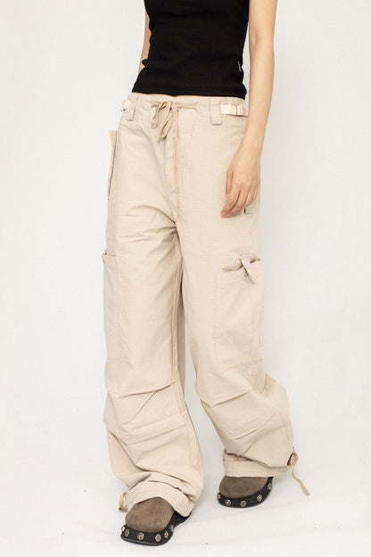 American Retro Wide-Leg Cargo Pants