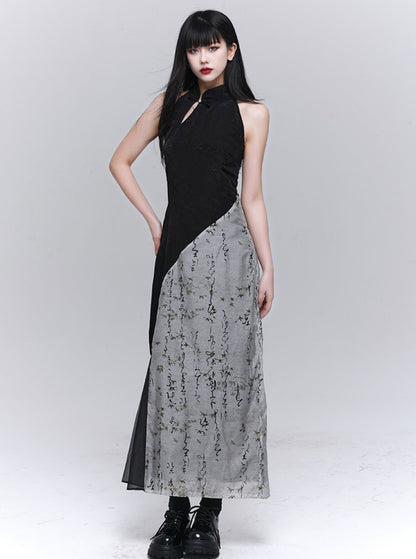 Ghost Girl 2024 Sommerkleid New Chinese Women's Dress Women's Light National Style Improved Cheongsam Skirt Cool Wear