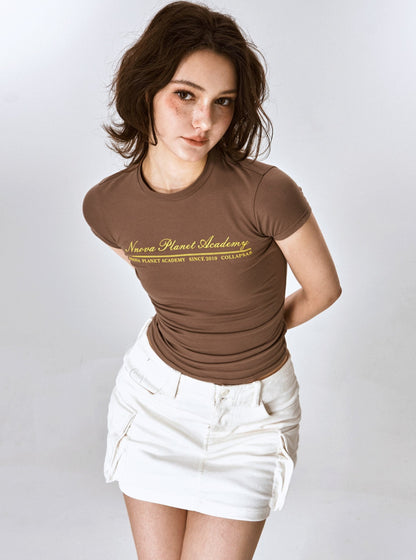 Fashion Brand Round Shoulder T-Shirt