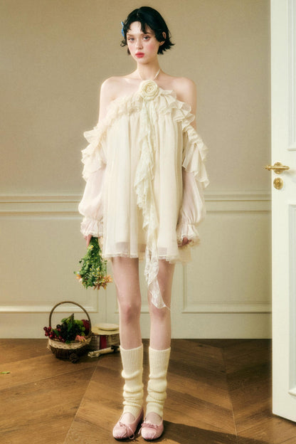 Off-Shoulder Galaxy Party Dress