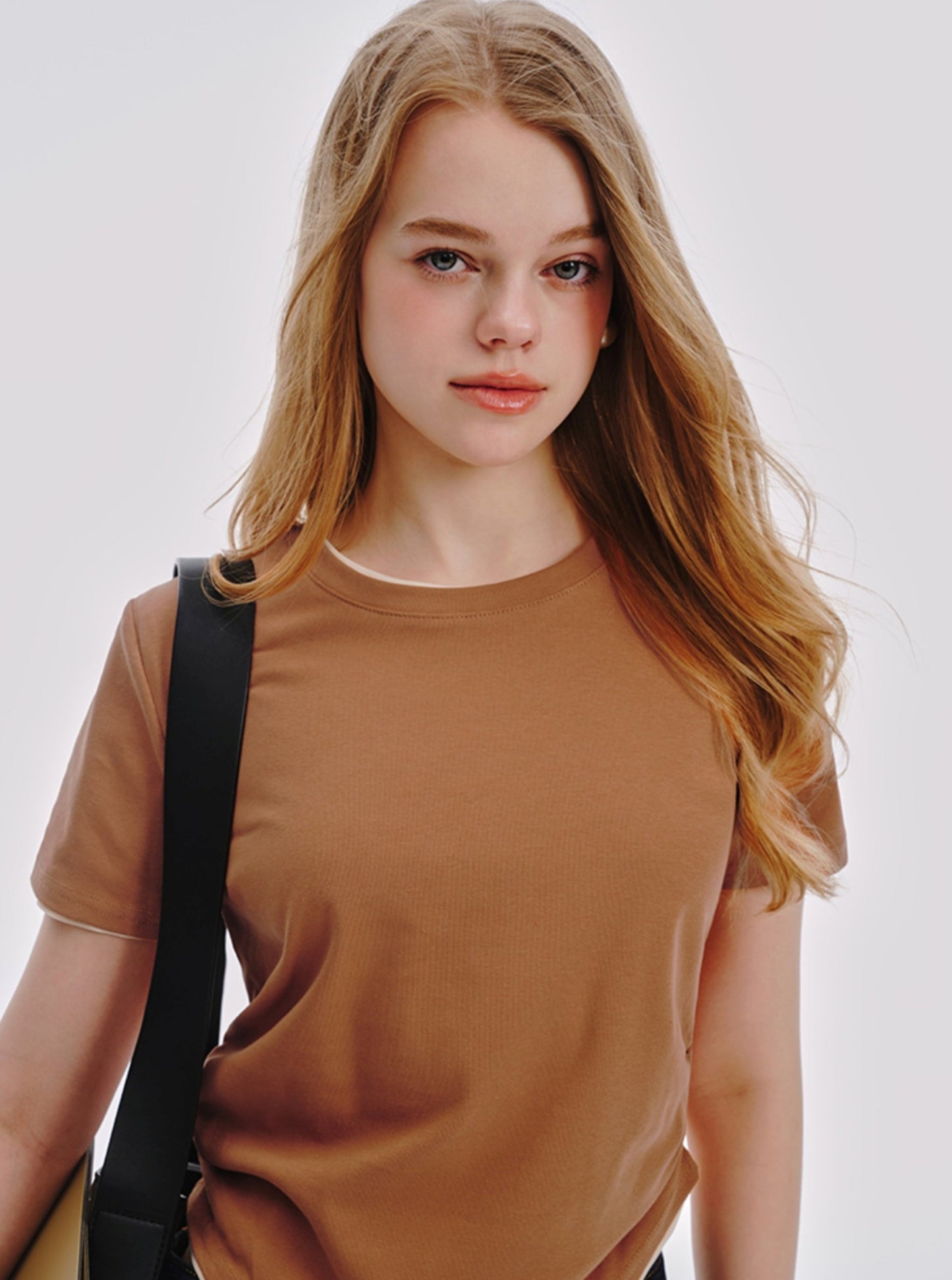 Full-Shouldered Pleated Solid Top