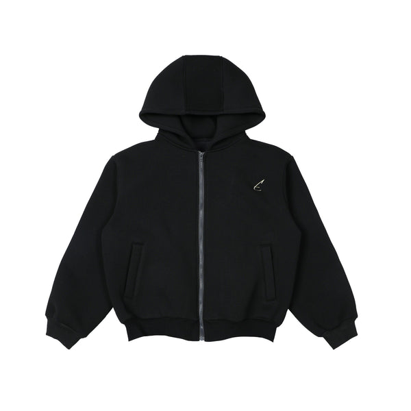 루즈 핏 후드 카디건 재킷 