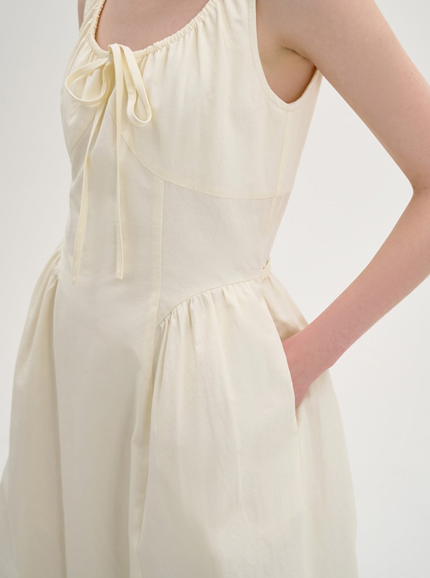 High Quality Sleevele Swaist Design Long Skirt