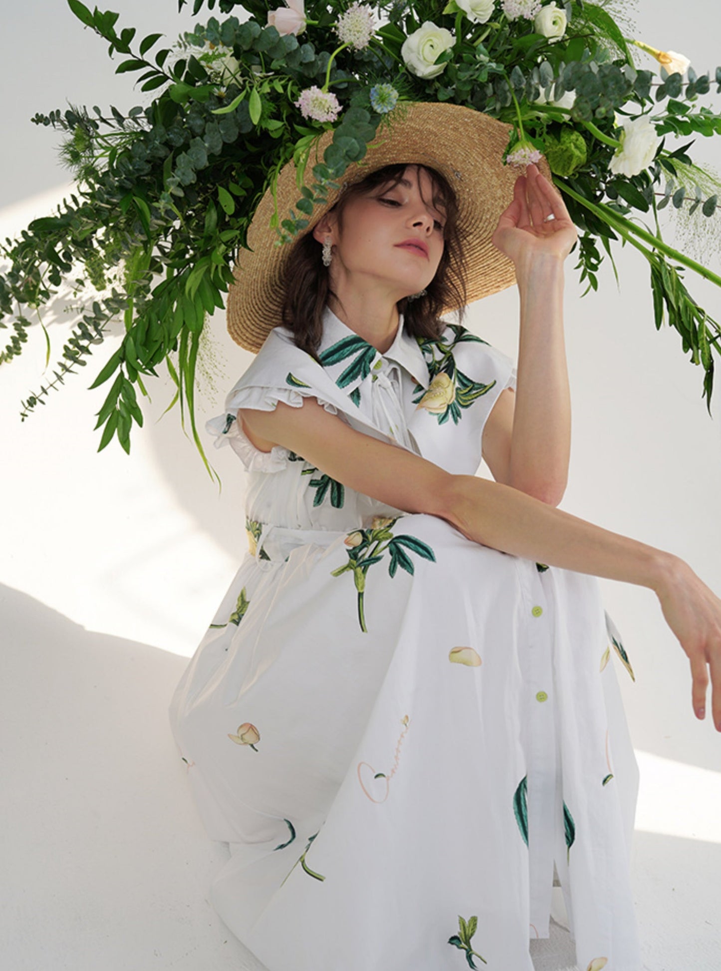 Vintage Chic Botanical Court Dress Set