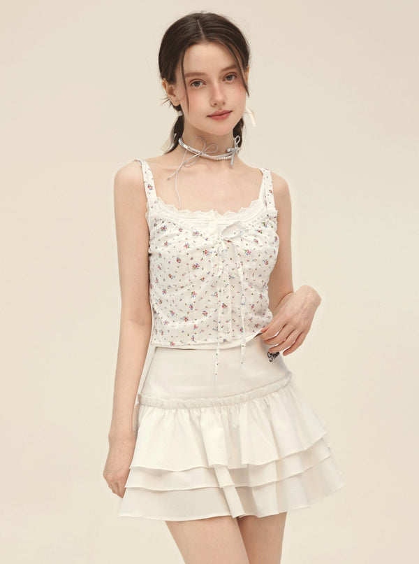 Retro Lace Camisole Set-Up