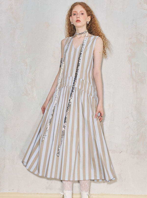 Tucker Striped Dress Maxi Dress