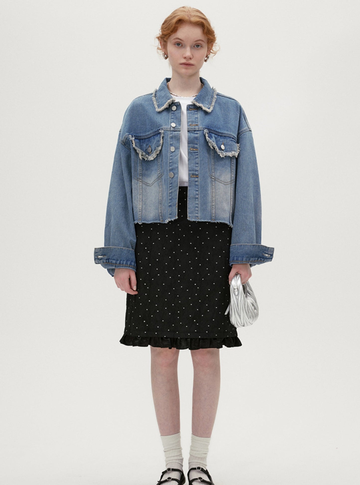 Loose Slim Lapel Denim Jacket