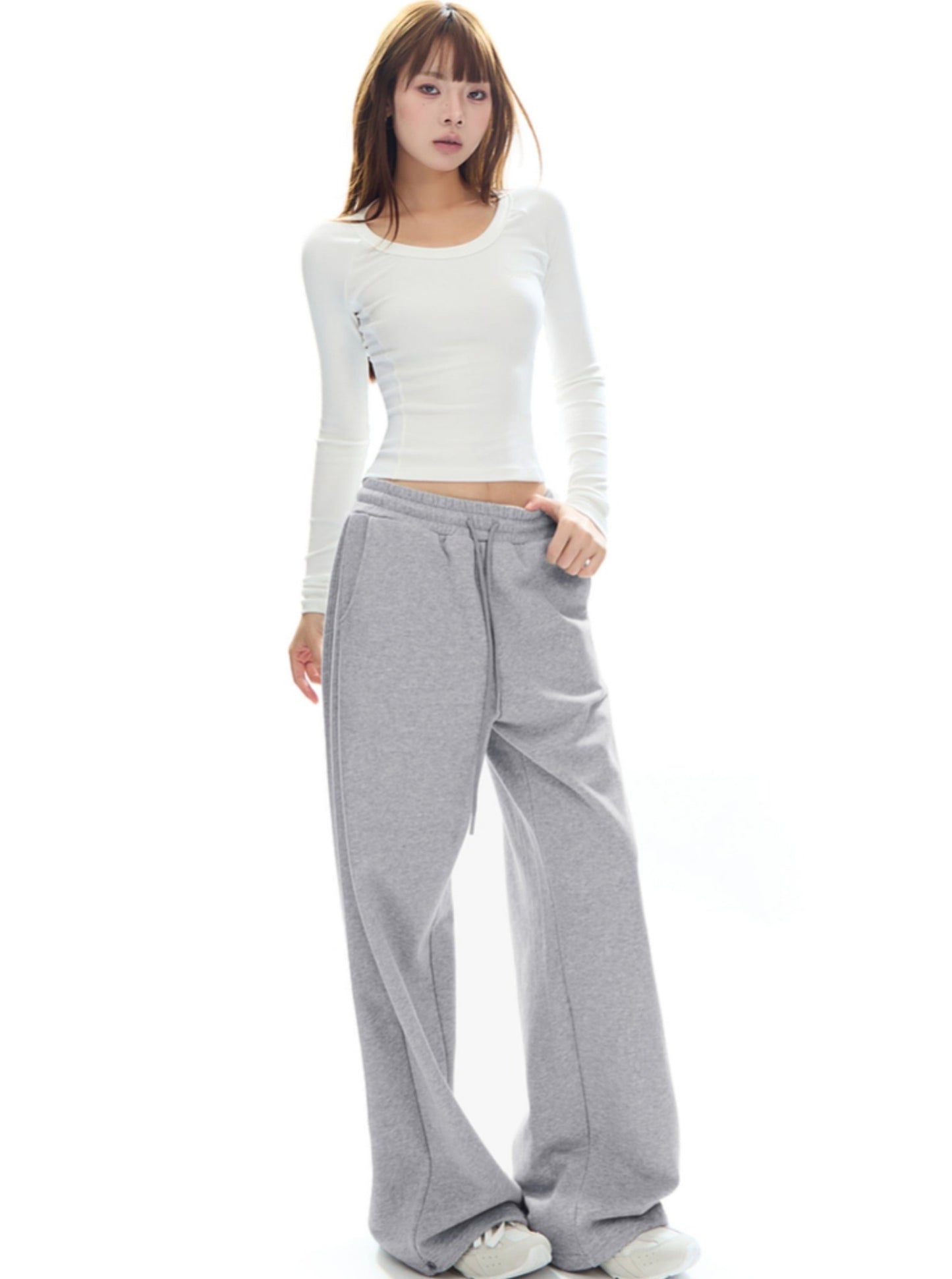 Relaxed Drawstring Sweatpants