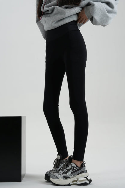 Slim Black Shark Leggings