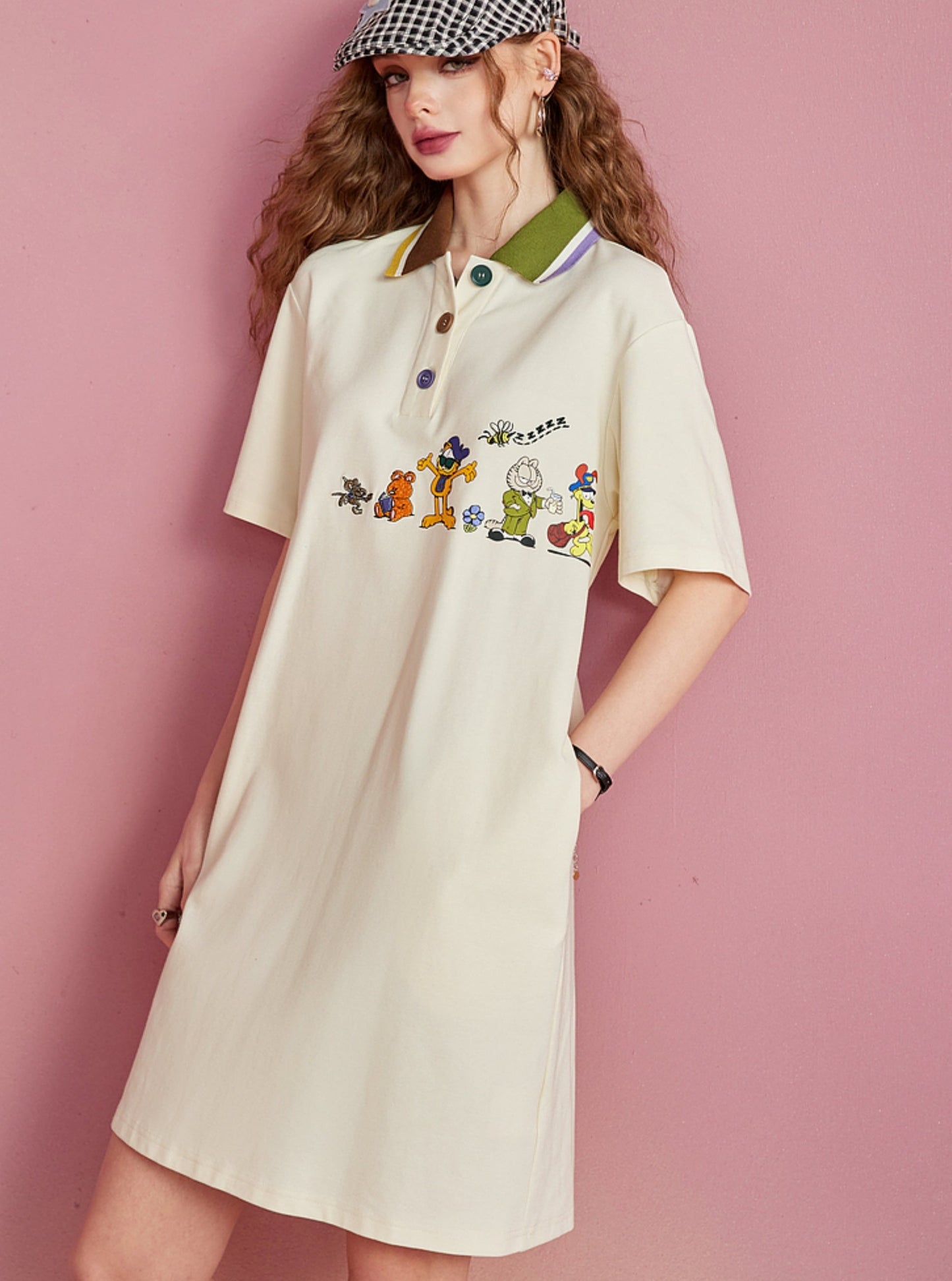 Fairy Pocket Polo Dress