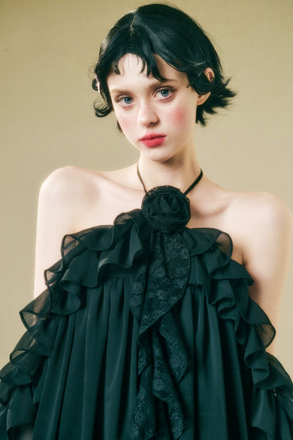 Off-Shoulder Galaxy Party Dress