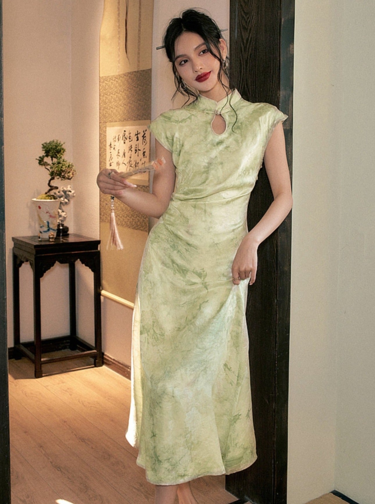 National Style Modern Cheongsam Dress