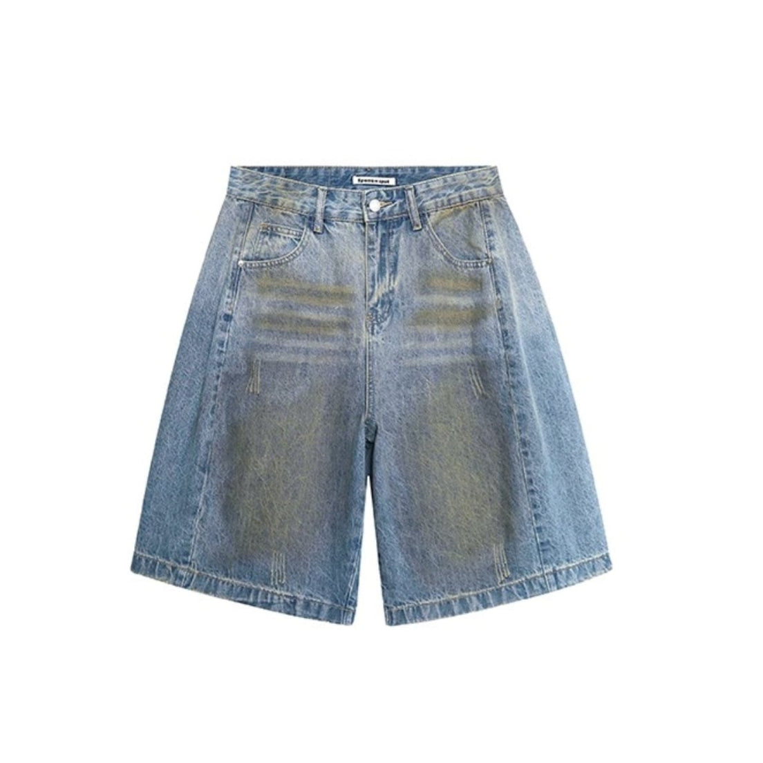 Distressed Denim Shorts