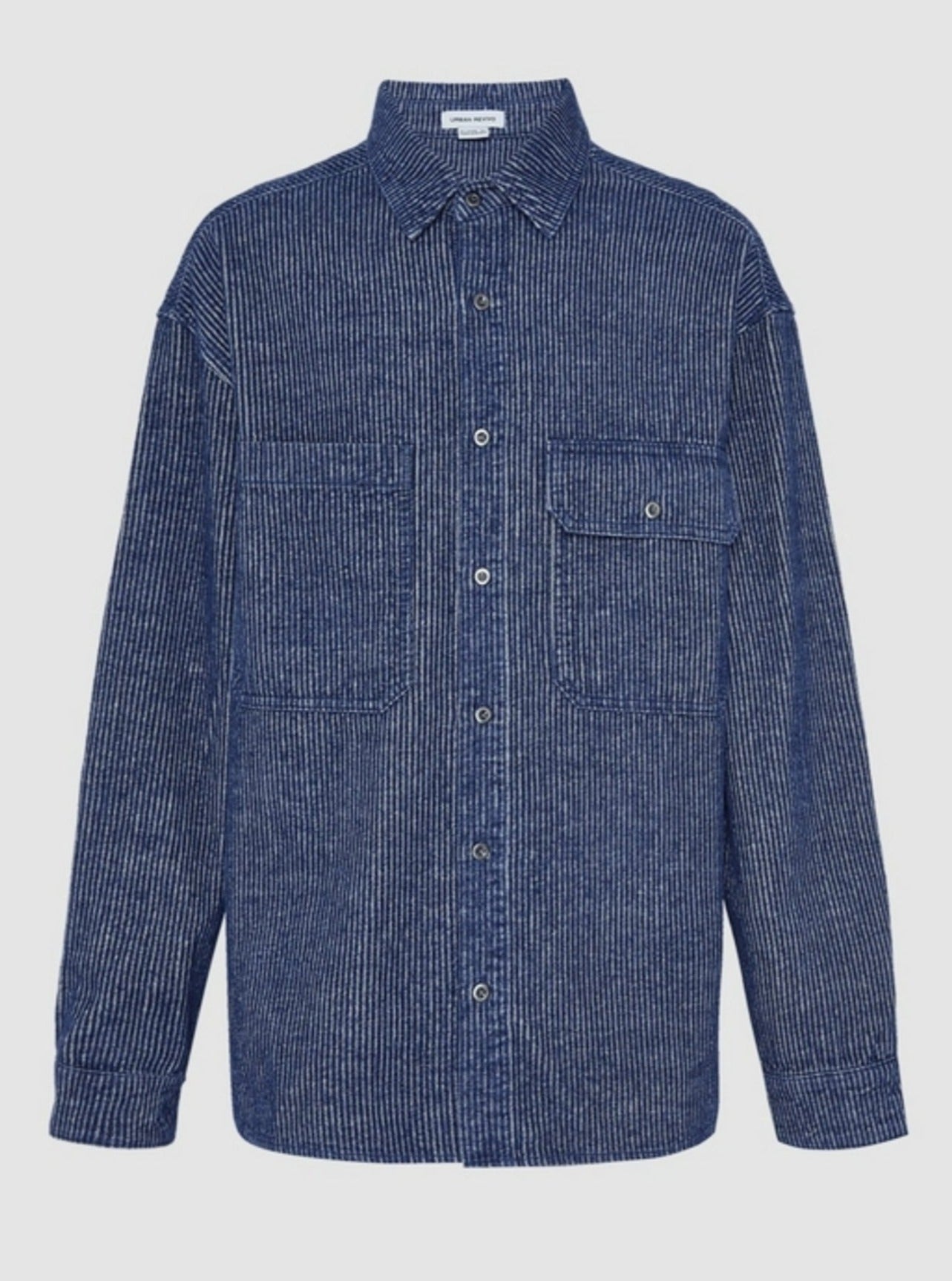 Versatile Super Loose Lapel Denim Shirt