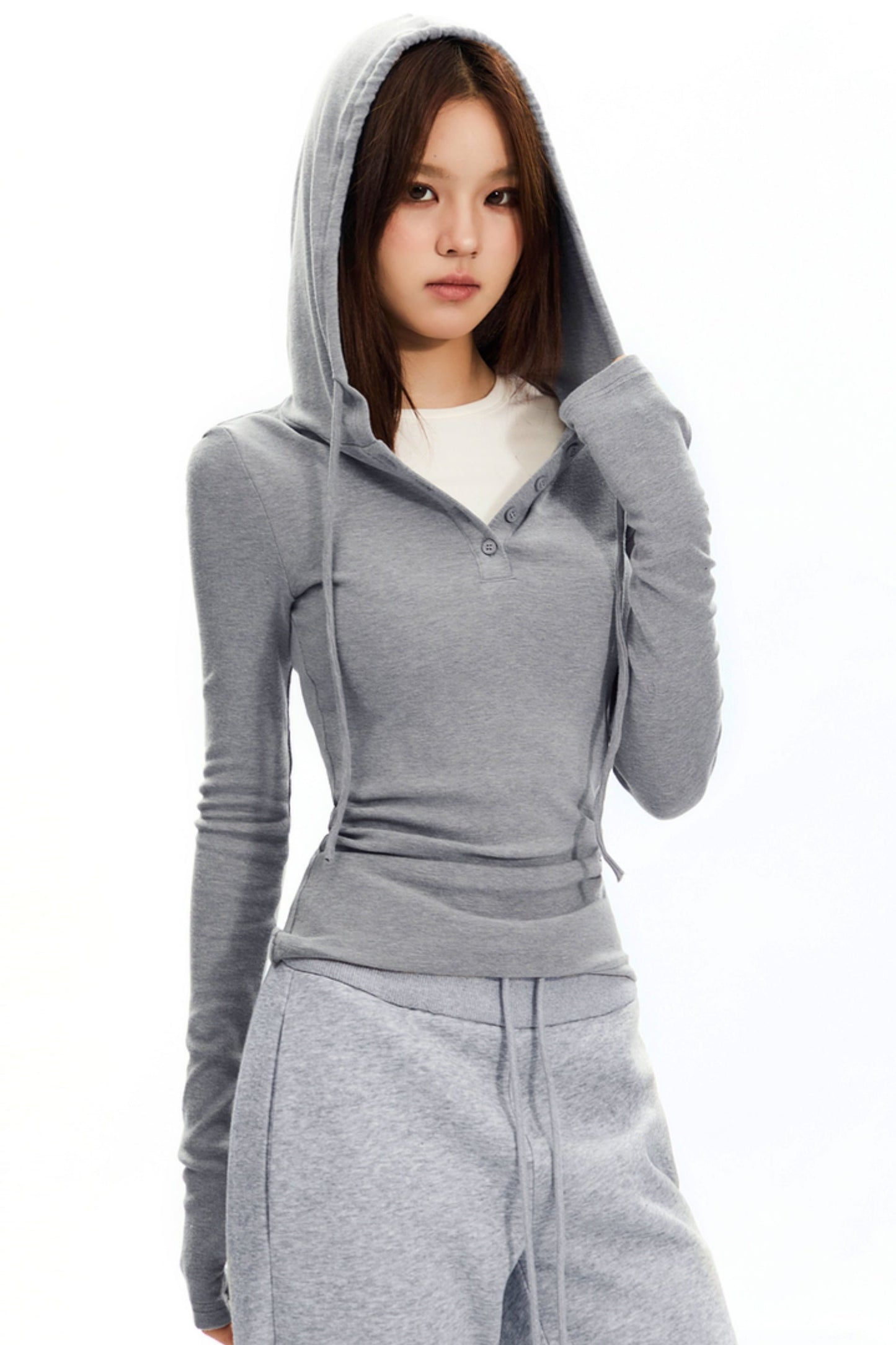 Retro Slim Fit Hooded T-Shirt