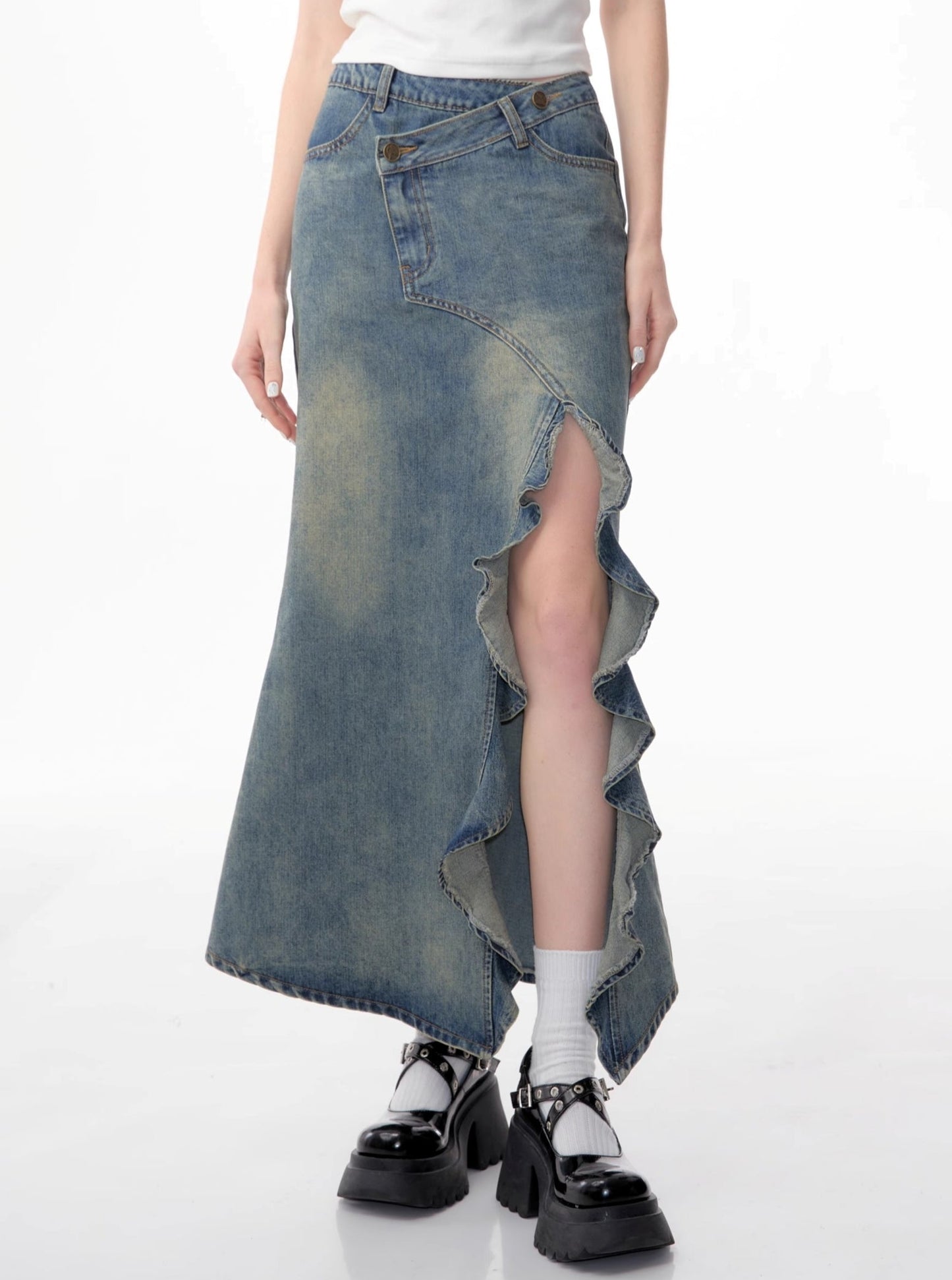 Retro Fishtail Skirt