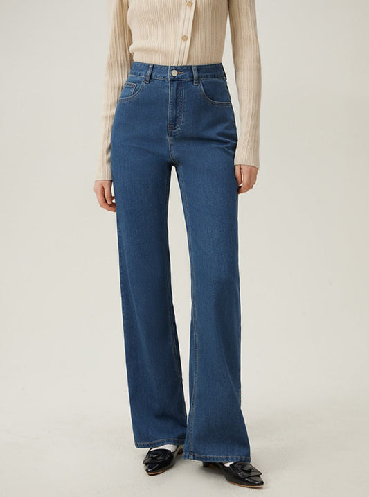 Vintage Versatile Straight Jeans Pants