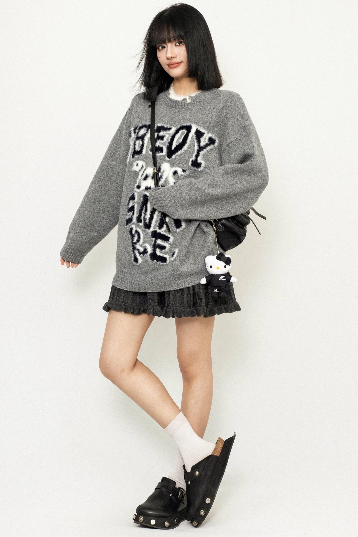 Jacquard Pattern Loose Sweater