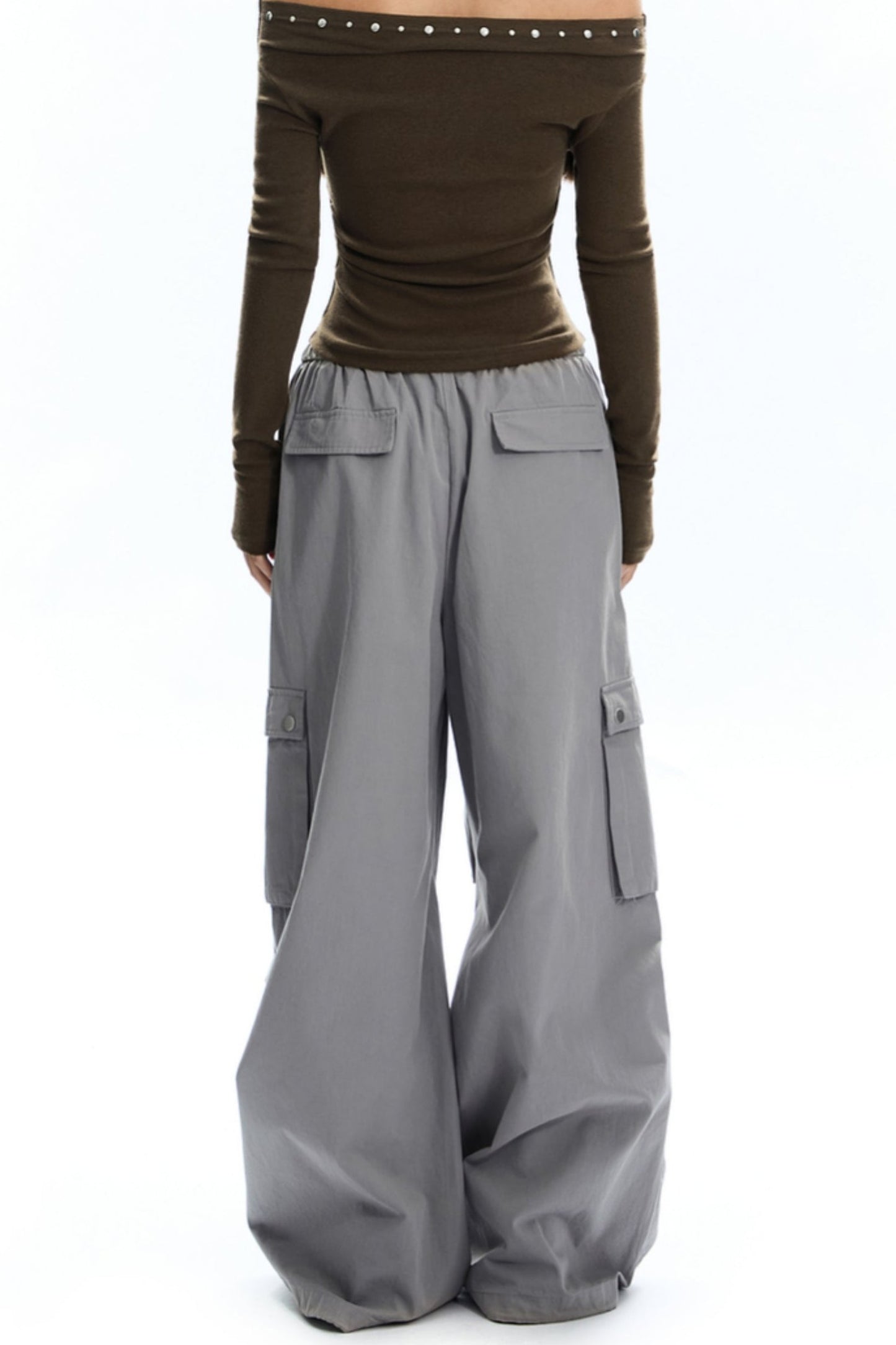 [New on September 19] APEA2024 Fall/Winter design sense niche drawstring pocket cargo pants street high street