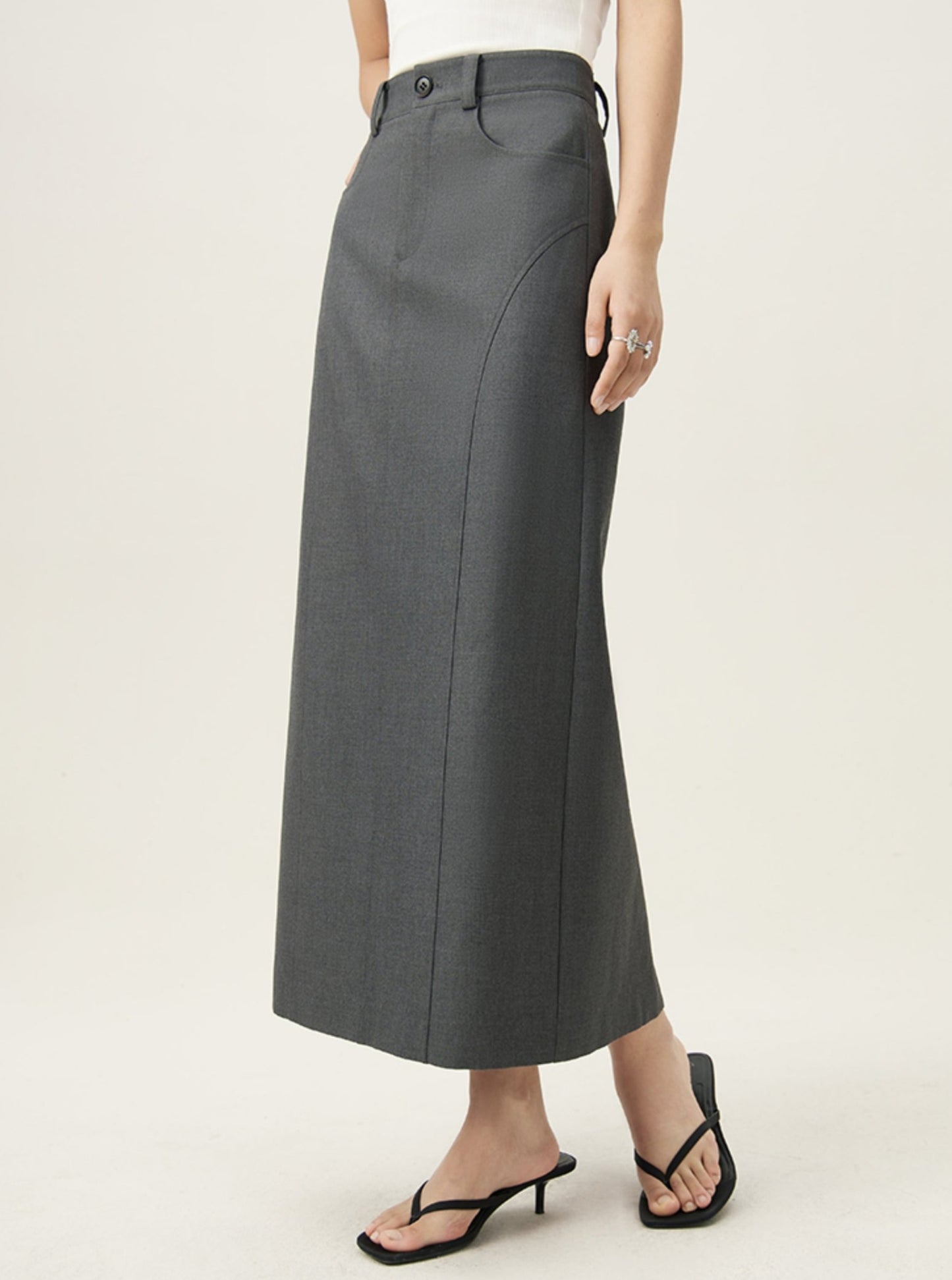 Straight High Waist Skirt