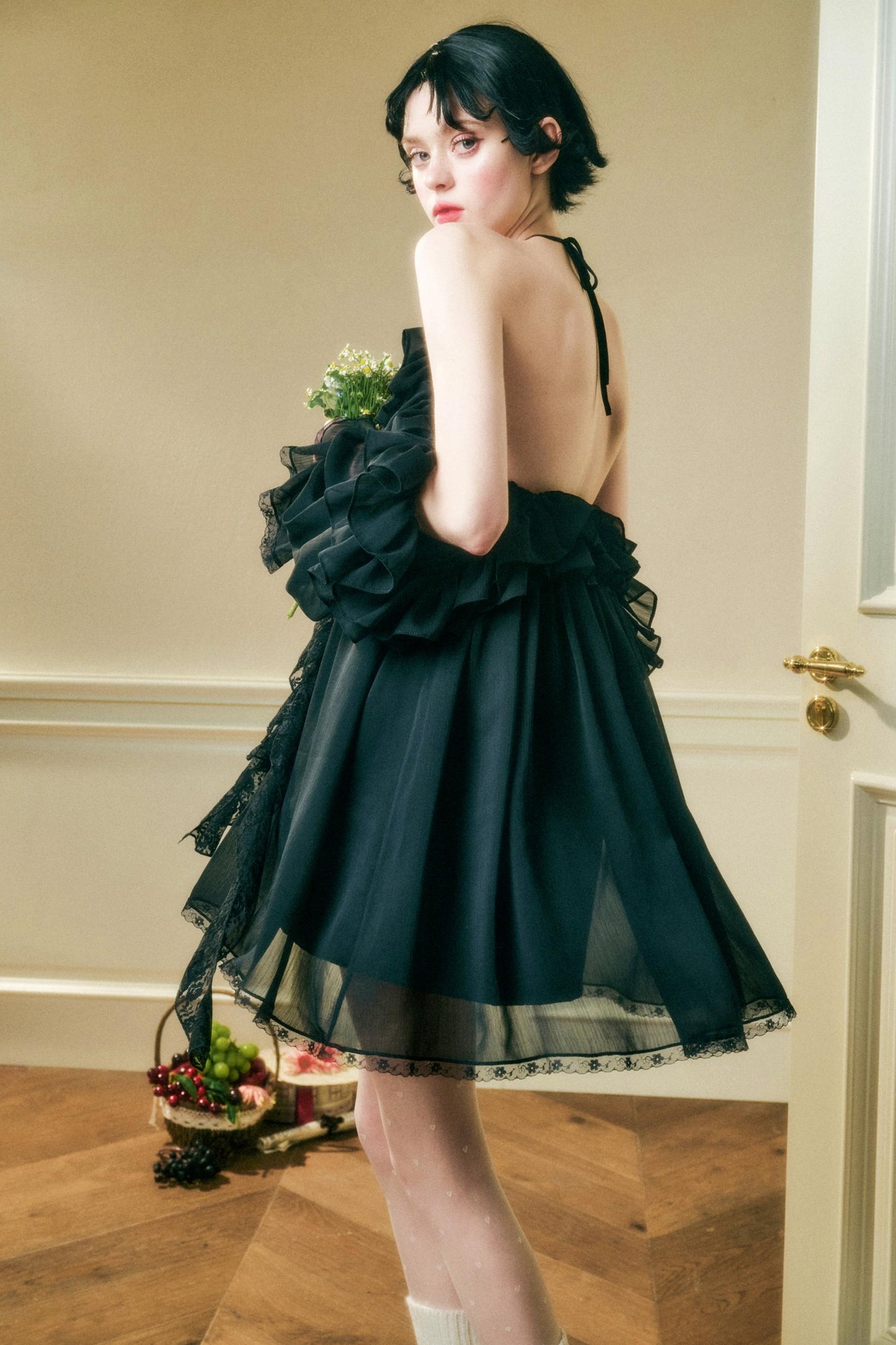 Off-Shoulder Galaxy Party Dress