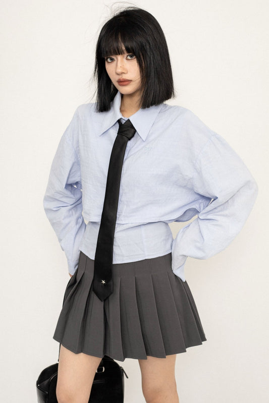 College Cool Cropped Shirt